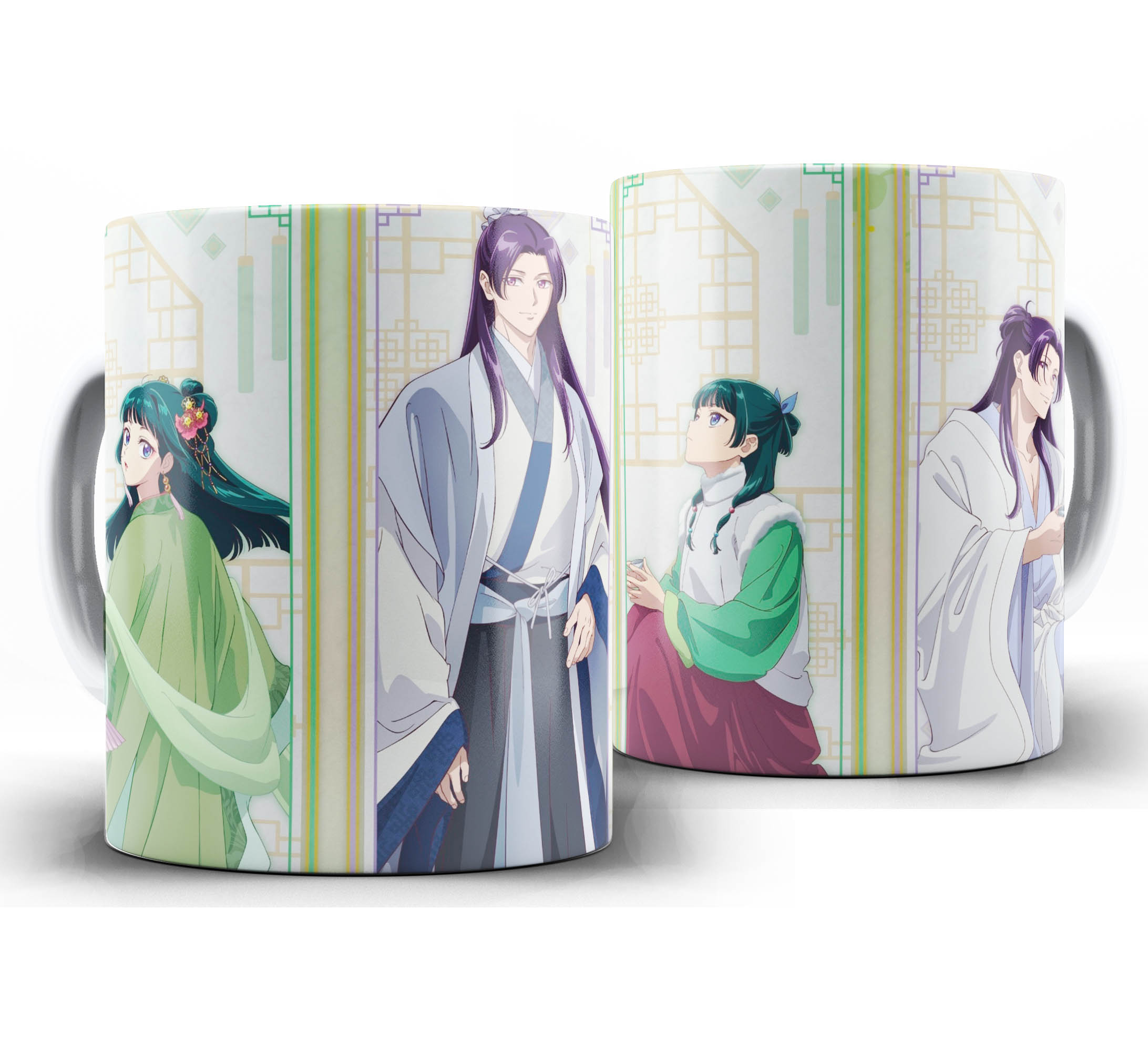 Caneca Anime - Diario de Uma Apotecaria W1 - Cenas Mao e Jinshi